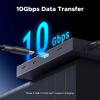 imageUGREEN Powered 100W 10Gbps USB C Hub  5 in 1 Adapter with 4 USBC 100W PD Ports for MacBookAir iPad Pro iPhone Surface Laptops and More