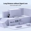 imageUGREEN RJ45 Coupler 10Gbps 5 Pack Ethernet Extender Cat8 Cat7 Cat6 Cat5 Ethernet Cable Extender Adapter 328ft LAN Connector in Line Coupler Female to Female Aluminum AlloySpace Grey