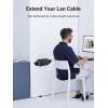 imageUGREEN RJ45 Coupler 2 Pack Ethernet Extender 1000Mbps in Line Coupler Cat7 Cat6 Cat5e Cable Connector Ethernet Adapter Female to Female Black