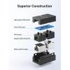 imageUGREEN RJ45 Coupler Ethernet Extender Connector 5 Pack Inline Coupler Cat7 Cat6 Cat5e Ethernet Cable Adapter Female to Female BlackBlack