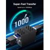 imageUGREEN RJ45 Coupler Ethernet Extender Connector 5 Pack Inline Coupler Cat7 Cat6 Cat5e Ethernet Cable Adapter Female to Female BlackBlack