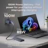 imageUGREEN Revodock Pro 11in1 Docking Station 4K120Hz DPHDMI Dual 10Gbps USBC 100W PD SDTF Gigabit Ethernet 35mm Audio Aluminum Body for MacBookDellHPLenovo