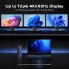 imageUGREEN Revodok Max 2131 Thunderbolt 5 Dock 13in1 120Gbps Transfer Single 8K Dual 6K60Hz Display 140W Max Charging 25GbE SDTF 40 for Thunderbolt 54 MacBooks and Windows Laptops