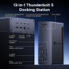 imageUGREEN Revodok Max 2131 Thunderbolt 5 Dock 13in1 120Gbps Transfer Single 8K Dual 6K60Hz Display 140W Max Charging 25GbE SDTF 40 for Thunderbolt 54 MacBooks and Windows Laptops