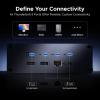 imageUGREEN Revodok Max 2131 Thunderbolt 5 Dock 13in1 120Gbps Transfer Single 8K Dual 6K60Hz Display 140W Max Charging 25GbE SDTF 40 for Thunderbolt 54 MacBooks and Windows Laptops
