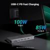 imageUGREEN Revodok Pro 313 Laptop Docking Station 13 in 1 4K Triple Display USB C Dock Dual HDMI DP 10Gbps Data Port 100W PD Gigabit Ethernet SDTF Card Reader Compatible for Thinkpad Zenbook and more