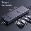 imageUGREEN Revodok Pro 7 in 1 USBC Hub to DisplayPort 4K 60Hz 100W Power Delivery 10Gbps USBA and USBC 32 for MacBook ProAir iPad Pro Thinkpad Rog Ally and More