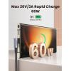 imageUGREEN Right Angle Cable 60W USB C Fast Charging Cable 90 Degree Compatible with iPhone 1717 Air17 Pro16 MacBook Pro iPad Pro Galaxy S25S25S24 Pixel 987 33FT66FT