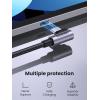 imageUGREEN Right Angle USB C Cable 66FT 60W USB C to USB C Cable 90 Degree Type C Cable for iPhone 1716 MacBook ProAir iPad Pro 2022Air 5Mini 6 Galaxy S25S24S22 Pixel 87 Switch33FT