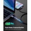 imageUGREEN Right Angle USB C Cable USB A to USB C Cable 90 Degree Type C Cord Compatible with iPhone 1616 Plus16 Pro16 Pro Max15 Galaxy S24S23S10S10 iPad mini 6Air 5 Pixel 87 33FT10FT