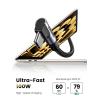 imageUGREEN Right Angle USB C to USB C Cable 100W Type C 90 Degree Fast Charging Cable Compatible with iPhone 1717 Air17 Pro16 MacBook Pro 2022 iPad Pro 2022 Dell XPS Samsung Galaxy S25S24 66FT33FT