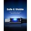 imageUGREEN Right Angle USB C to USB C Cable 100W Type C 90 Degree Fast Charging Cable Compatible with iPhone 1717 Air17 Pro16 MacBook Pro 2022 iPad Pro 2022 Dell XPS Samsung Galaxy S25S24 66FT33FT