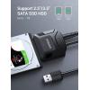 imageUGREEN SATA to USB 30 Adapter Cable for 35 25 Inch SSDHDD Hard Drive Reader SATA III Hard Drive Disk Converter Support UASP Compatible with Samsung Seagate WD Hitachi with 12V Power Adapter