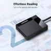 imageUGREEN SD Card Reader USB 30 Card Hub Adapter 5Gbps Read 4 Cards Simultaneously CF CFI TF SDXC SDHC SD MMC Micro SDXC Micro SD Micro SDHC MS UHSI BlackAdapter
