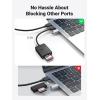 imageUGREEN SD Card Reader USB 30 Dual Slot Flash Memory Card Reader TF SD SDXC SDHC MMC RSMMC Micro SDXC Micro SDHC UHSI for Mac Windows Linux Chrome Read 2 Cards SimultaneouslyBlack