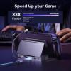 imageUGREEN Steam Deck Dock 9in1 USB C Docking Station with Foldable Stand 4K120Hz DP Gigabit Ethernet PD 100W 10Gbps USB AampampC 32 TFSD Compatible with Steam Deck Rog Ally Rog X Legion Go etc