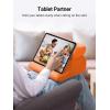 imageUGREEN Tablet Pillow Stand for Lap Soft Holder Bed with 3 Viewing Angles Adjustable Home Office Accessories Compatible with iPad Pro 13 12 11 105 Air Mini 5 4 3 2 Phone 16 15 14 EReader GreyOrange