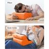 imageUGREEN Tablet Pillow Stand for Lap Soft Holder Bed with 3 Viewing Angles Adjustable Home Office Accessories Compatible with iPad Pro 13 12 11 105 Air Mini 5 4 3 2 Phone 16 15 14 EReader GreyOrange