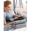 imageUGREEN Tablet Pillow Stand for Lap Soft Holder Bed with 3 Viewing Angles Adjustable Home Office Accessories Compatible with iPad Pro 13 12 11 105 Air Mini 5 4 3 2 Phone 16 15 14 EReader GreyGrey