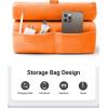 imageUGREEN Tablet Pillow Stand for Lap Soft Holder Bed with 3 Viewing Angles Adjustable Home Office Accessories Compatible with iPad Pro 13 12 11 105 Air Mini 5 4 3 2 Phone 16 15 14 EReader GreyOrange