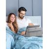 imageUGREEN Tablet Pillow Stand for Lap Soft Holder Bed with 3 Viewing Angles Adjustable Home Office Accessories Compatible with iPad Pro 13 12 11 105 Air Mini 5 4 3 2 Phone 16 15 14 EReader GreyGrey
