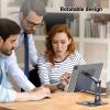 imageUGREEN Tablet Stand for Desk Swivel with 360 Rotating Base Tablet Holder Aluminum Portable Stand Adjustable Home Office Accessories Compatible with iPad Pro 11 Air Mini 6 5 Grey