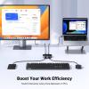 imageUGREEN USB 30 Switch 2 in 2 Out USB Switcher 2 Computers Sharing Keyboard and Mouse Printer Scanner Webcam Printer Splitter for 2 Computers 2 Port USB Selector Switch with 2 USB30 Cables