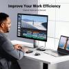 imageUGREEN USB 30 Switch Selector 2 Computers Share 4 USB Ports USB Switcher USB for PC Laptop Keyboard Mouse Printer Scanner One Button Switch Adapter with 2 Pack USB 30 Cables