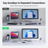 imageUGREEN USB 30 Switch Selector 2 Computers Share 4 USB Ports USB Switcher USB for PC Laptop Keyboard Mouse Printer Scanner One Button Switch Adapter with 2 Pack USB 30 Cables