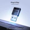 imageUGREEN USB Bluetooth Adapter for PC Bluetooth 60 Dongle Receiver EDR ampamp BLE Plug ampamp Play for Windows 111081 for HeadphoneKeyboardMouseSpeakersPrinter