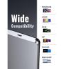 imageUGREEN USB C Hard Drive Enclosure for 25quot SATA SSD HDD  Aluminum USB C to SATA Adapter USB 31 Gen 2 Support UASP  Compatible with MacBook Pro Air WD Seagate Toshiba Samsung Hitachi