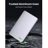 imageUGREEN USB C Hard Drive Enclosure for 25quot SATA SSD HDD  Aluminum USB C to SATA Adapter USB 31 Gen 2 Support UASP  Compatible with MacBook Pro Air WD Seagate Toshiba Samsung Hitachi