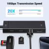imageUGREEN USB C Hub 10Gbps 4 in 1 USB 32 Adapter with 2 USBC ampamp A 32 4 Ports Splitter Extender for MacBook ProAir iPad Pro iPhone 1515 Pro Max Surface PC Laptops and More