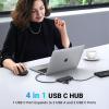 imageUGREEN USB C Hub 10Gbps 4 in 1 USB 32 Adapter with 2 USBC ampamp A 32 4 Ports Splitter Extender for MacBook ProAir iPad Pro iPhone 1515 Pro Max Surface PC Laptops and More