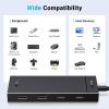 imageUGREEN USB C Hub 10Gbps 4 in 1 USB 32 Adapter with 2 USBC ampamp A 32 4 Ports Splitter Extender for MacBook ProAir iPad Pro iPhone 1515 Pro Max Surface PC Laptops and More