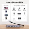 imageUGREEN USB C Hub 4 Port USB C Splitter 5Gbps with 2 USB C and 2 USB A Data Port Aluminium Type C to Multiple USB Adapter for Thunderbolt MacBook M1M2 iPhone 15 Pro Series iPad Pro XPS and More