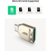 imageUGREEN USB C Micro SD Card Reader Type C to Micro SD Card Adapter with Zinc Alloy External Portable SD Card Reader USB C for TF Micro SDHC SDXC Compatible with SamsungMaciPad ProiPhone 15 16