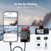 imageUGREEN USB C SD Card Reader 4in1 Memory Card Adapter External SD Micro SD MS CF Compact Flash Camera Card Reader Compatible with iPhone 15 Trail Camera MacBook iPad