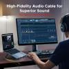 imageUGREEN USB C to Aux Type C to 35mm Audio Adapter HiRes 32bit384KHz Stereo Cord Headphone Male Car Auxiliary Cable Compatible with iPhone 17 16 15 Pro Max Galaxy S25 S24 Ultra iPad Pixel 10 33FT10FT