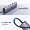 imageUGREEN USB C to Ethernet Adapter 4 in 1 USB C Hub Ethernet with 3 USB 30 PortsGigabit Rj45 Plug ampamp Play Thunderbolt 34 to Network Adapter for MacBook ProAir XPS iPad Pro iPhone 15 ProMax