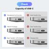 imageUGREEN USB C to HDMI 21 Adapter 8K60Hz 4K240Hz Thunderbolt 43 to HDMI Converter 48Gbps HDR HDCP23 Dolby DSC12a Braided 66FT Compatible iPhone 1716 Galaxy S25 MacBook ProAir iPad XPS