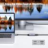 imageUGREEN USB C to HDMI Adapter Cable 4K60Hz Aluminum Type C Thunderbolt 43 Converter Male to Female Compatible with iPhone 1716 Pro Max iPad mini Air MacBook Pro Galaxy S25Ultra iMac XPS 17