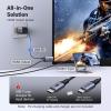 imageUGREEN USB C to HDMI Cable with 100W PD Fast Charging Adapter 4K60Hz 2in1 Thunderbolt Unidirectional Type C to HDMI Compatible iPhone 17 Pro Max SteamDeck MacBook iPad Galaxy S25 XPS 66FT