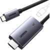 imageUGREEN USB C to HDMI Cable with 100W PD Fast Charging Adapter 4K60Hz 2in1 Thunderbolt Unidirectional Type C to HDMI Compatible iPhone 17 Pro Max SteamDeck MacBook iPad Galaxy S25 XPS 66FT