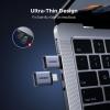 imageUGREEN USB C to USB Adapter 4 Pack 10Gbps USBC Male to USB 32 Female Adapter Type C USB C Adapter for MacBook ProiMaciPhone 17 16 15 Pro MaxiPad Pro Thunderbolt 4 SamsungSpace Gray