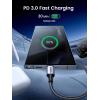 imageUGREEN USB C to USB C Cable 33FT 60W 2Pack USB C Cable Nylon Braided Type C Cord for iPhone 1716 Galaxy S25S24S22 Pixel 87 MacBook AirPro Dell XPS iPad ProMiniAir Switch Steam Deck66FT