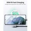 imageUGREEN USB C to USB C Cable 33FT 60W 2Pack USB C Cable Nylon Braided Type C Cord for iPhone 1716 Galaxy S25S24S22 Pixel 87 MacBook AirPro Dell XPS iPad ProMiniAir Switch Steam Deck10FT