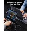 imageUGREEN USB C to USB C Cable 33FT 60W 2Pack USB C Cable Nylon Braided Type C Cord for iPhone 1716 Galaxy S25S24S22 Pixel 87 MacBook AirPro Dell XPS iPad ProMiniAir Switch Steam Deck33FT
