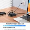 imageUGREEN USB Card Reader USB 30 Hub 3 Ports with SD TF MS M2 Card Adapter and Phone Stand Dock Combo for iMac MacBook Pro Air MacBook Retina Mac mini Windows Surface Pro IdeaPad PC LaptopTablet