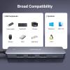 imageUGREEN USB Hub 4 Ports C ampamp 3 A Multiport Adapter 2ft Long Cable Powered 30 Hub With C Power Port for Laptop Desktop PS5 Xbox Series and More Devices2ft